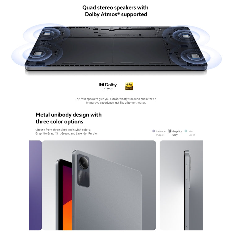 Xiaomi Redmi Pad SE 11 inch, 6GB+128GB, MIUI Pad 14 OS Qualcomm Snapdragon 680 Octa Core, Not Support Google Play(Purple) - Other by Xiaomi | Online Shopping South Africa | PMC Jewellery