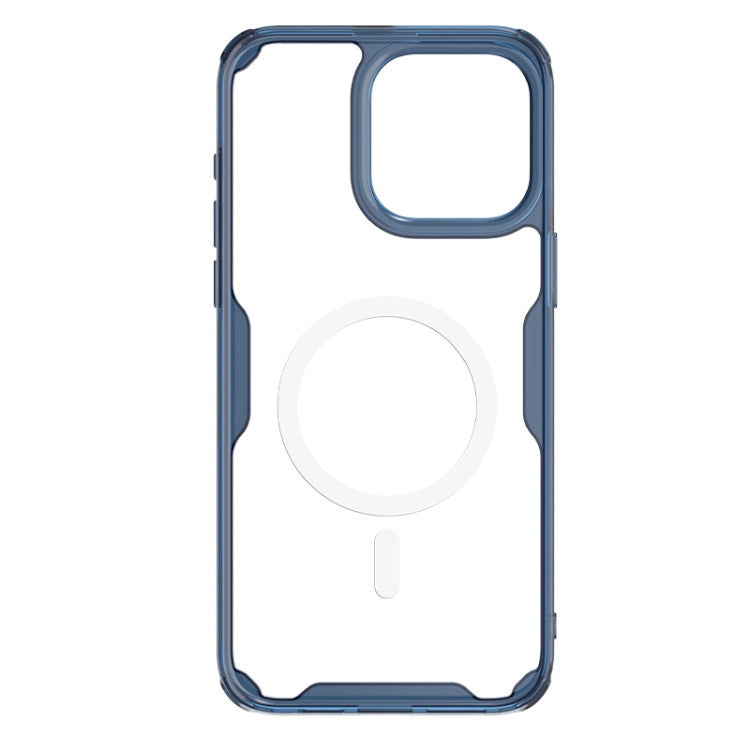 For iPhone 15 Pro Max NILLKIN Ultra Clear Magsafe PC + TPU Phone Case(Blue) - iPhone 15 Pro Max Cases by NILLKIN | Online Shopping South Africa | PMC Jewellery