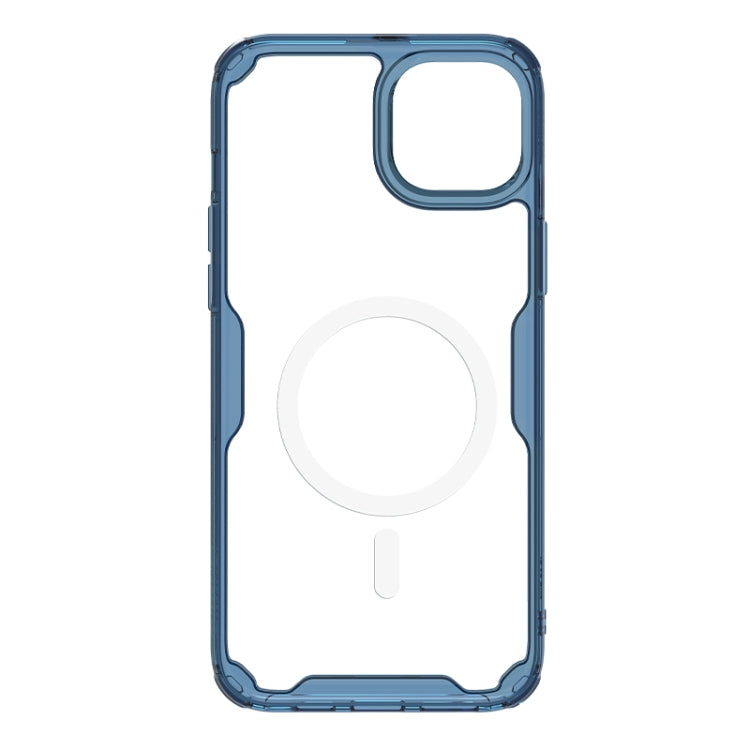For iPhone 15 Plus NILLKIN Ultra Clear Magsafe PC + TPU Phone Case(Blue) - iPhone 15 Plus Cases by NILLKIN | Online Shopping South Africa | PMC TechLife | Buy Now Pay Later Mobicred
