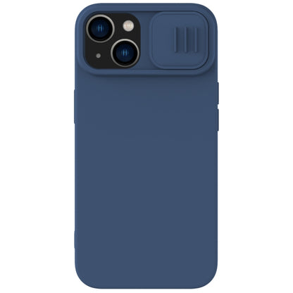 For iPhone 15 Plus NILLKIN CamShield MagSafe Liquid Silicone Phone Case(Blue) - iPhone 15 Plus Cases by NILLKIN | Online Shopping South Africa | PMC Jewellery