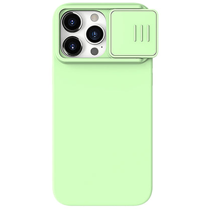 For iPhone 15 Pro Max NILLKIN CamShield MagSafe Liquid Silicone Phone Case(Green) - iPhone 15 Pro Max Cases by NILLKIN | Online Shopping South Africa | PMC Jewellery