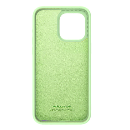 For iPhone 15 Pro Max NILLKIN CamShield Liquid Silicone Phone Case(Green) - iPhone 15 Pro Max Cases by NILLKIN | Online Shopping South Africa | PMC Jewellery | Buy Now Pay Later Mobicred