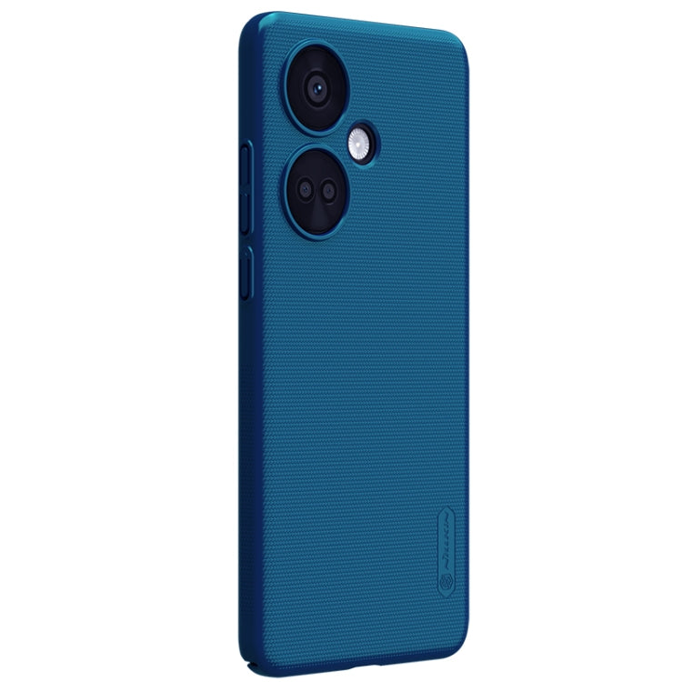 For OnePlus Nord CE3 5G NILLKIN Frosted PC Phone Case(Blue) - OnePlus Cases by NILLKIN | Online Shopping South Africa | PMC Jewellery