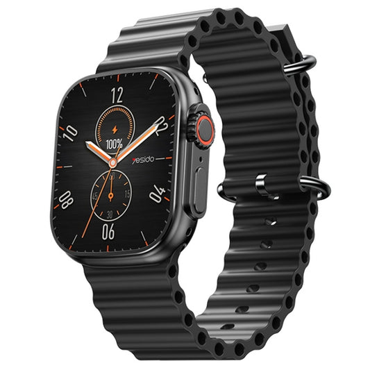 Yesido IO21 1.96 inch Bluetooth Call Smart Watch(Black) - Smart Watches by Yesido | Online Shopping South Africa | PMC Jewellery