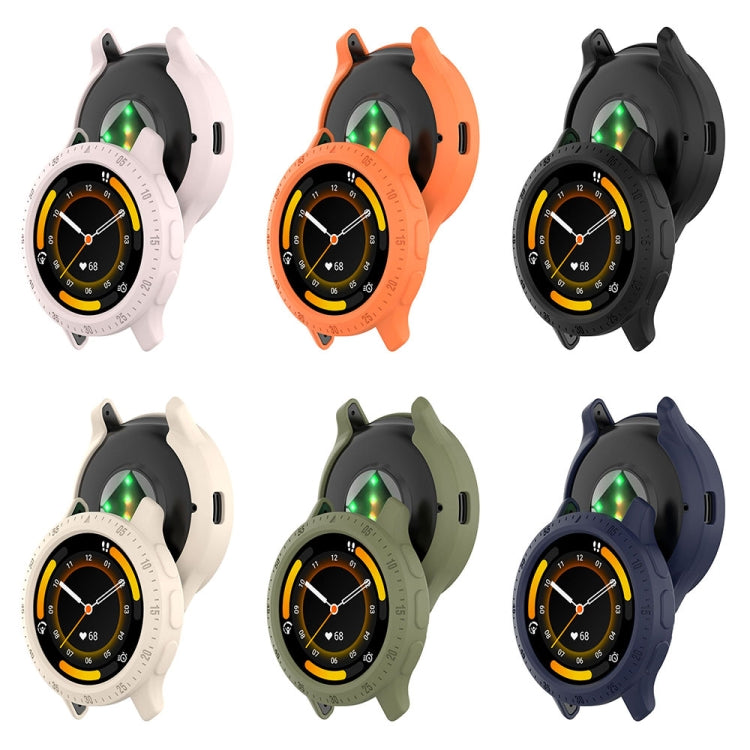 Compatible with Garmin Venu 3S Half Pack Hollow TPU Armor Watch Protective Case(Black) - free shipping - PMC TechLife - Order now!