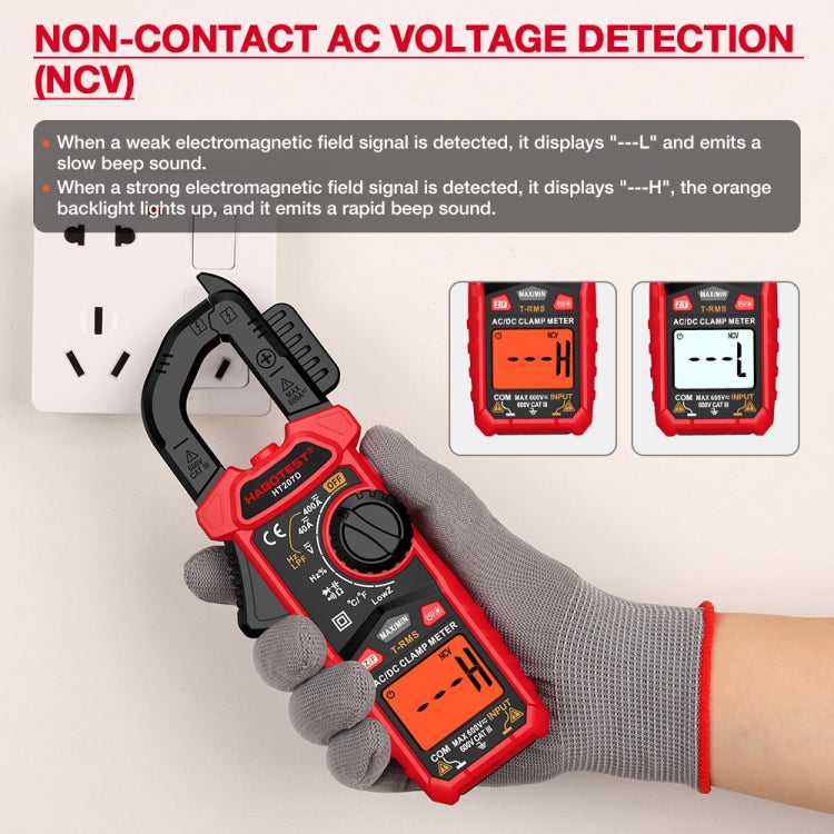 HABOTEST HT207B Multifunctional Digital Clamp Multimeter - free shipping - PMC TechLife - Order now!