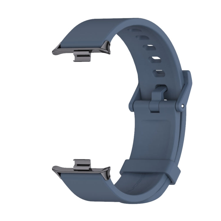 For Xiaomi Mi Band 8 Pro Mijobs Silicone Breathable Watch Band(Midnight Blue+Black) - Watch Bands by MIJOBS | Online Shopping South Africa | PMC Jewellery