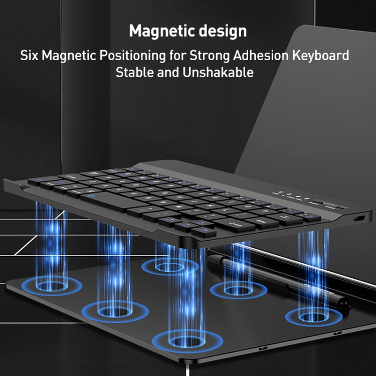 GKK Metal Folding Holder + Bluetooth Keyboard + Pen + Pen Slots + Mouse Set(Black) - free shipping - PMC TechLife - Order now!