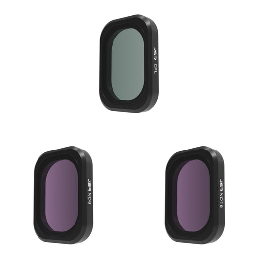 For DJI OSMO Pocket 3 JSR CB Series Camera Lens Filter, Filter:3 in 1 CPL ND8/16 - Lens Accessories by JSR | Online Shopping South Africa | PMC Jewellery | Buy Now Pay Later Mobicred