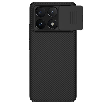 For Xiaomi Redmi K70E / Poco X6 Pro 5G NILLKIN Black Mirror Series Camshield PC Phone Case(Black) - K70E Cases by NILLKIN | Online Shopping South Africa | PMC Jewellery | Buy Now Pay Later Mobicred