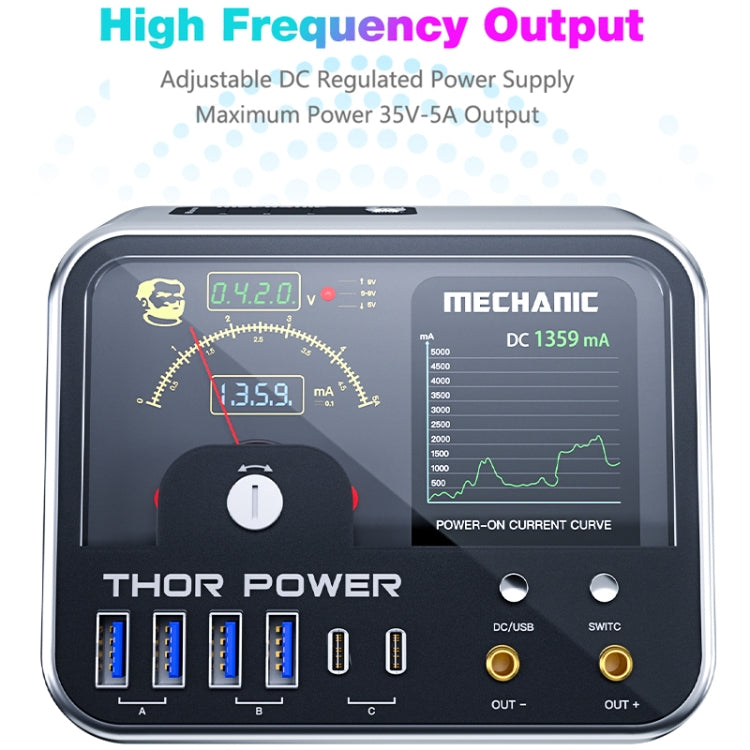 Mechanic Thor Power Intelligent DC Regulated Diagnostic Supply Power with Expansion Interface, Plug:EU - Power Supply by MECHANIC | Online Shopping South Africa | PMC Jewellery | Buy Now Pay Later Mobicred