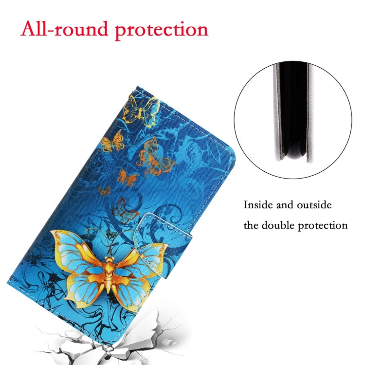 For Xiaomi Redmi 9A 3D Colored Drawing Horizontal Flip PU Leather Case with Holder & Card Slots & Wallet(Jade Butterfly) - Xiaomi Cases by PMC Jewellery | Online Shopping South Africa | PMC Jewellery