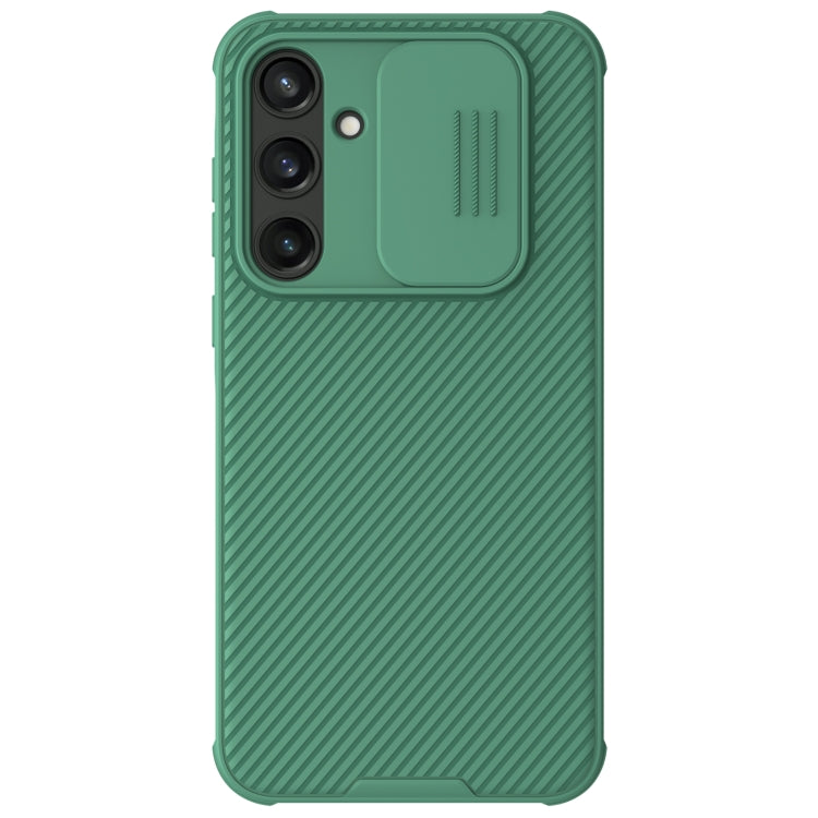 For Samsung Galaxy A35 NILLKIN Black Mirror Pro Series Camshield PC Phone Case(Green) - Galaxy Phone Cases by NILLKIN | Online Shopping South Africa | PMC Jewellery