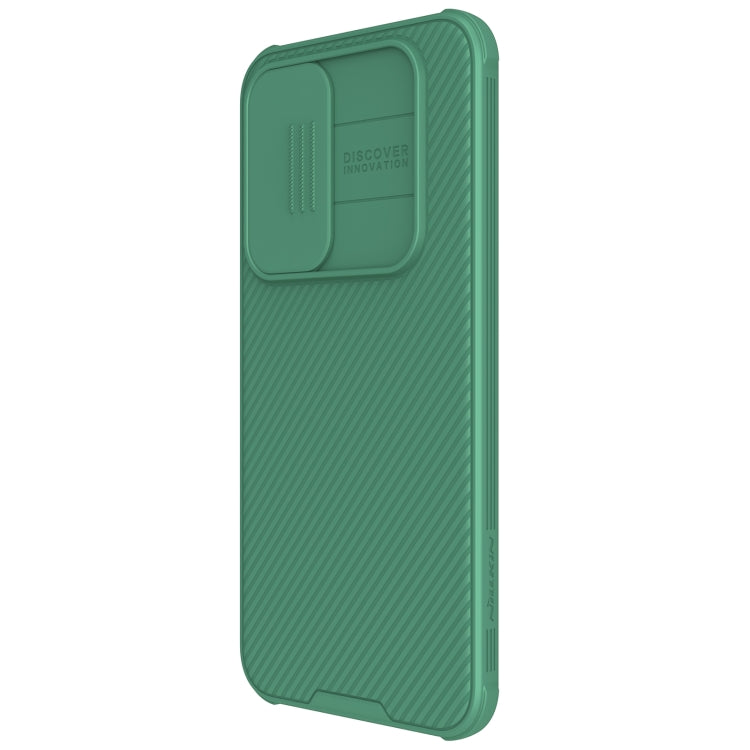 For Samsung Galaxy A35 NILLKIN Black Mirror Pro Series Camshield PC Phone Case(Green) - Galaxy Phone Cases by NILLKIN | Online Shopping South Africa | PMC Jewellery