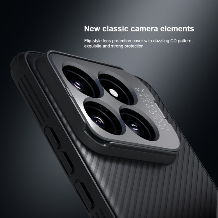 For Xiaomi 14 Pro NILLKIN Black Mirror Prop CD Texture Mirror Precise Hole Phone Case(Green) - free shipping - PMC TechLife - Order now!