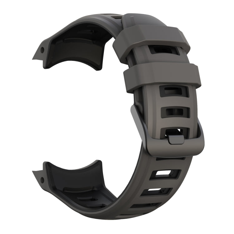 Compatible with Garmin Instinct 2X Two Color Silicone Watch Band(Black) - Watch Bands by PMC TechLife | Online Shopping South Africa | PMC TechLife | Buy Now Pay Later Mobicred
