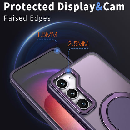 For Samsung Galaxy S23+ 5G 360-degree Rotating MagSafe Magnetic Holder Phone Case(Purple) - Galaxy S23+ 5G Cases by PMC Jewellery | Online Shopping South Africa | PMC Jewellery