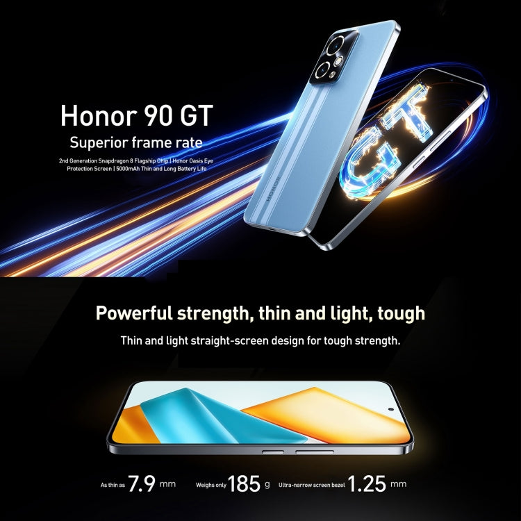 Honor 90 GT, 12GB+256GB, 6.7 inch Magic OS 7.2 Snapdragon 8 Gen 2 Octa Core, Network: 5G, OTG, NFC, Support Google Play(Gold) - Honor by Huawei | Online Shopping South Africa | PMC Jewellery | Buy Now Pay Later Mobicred