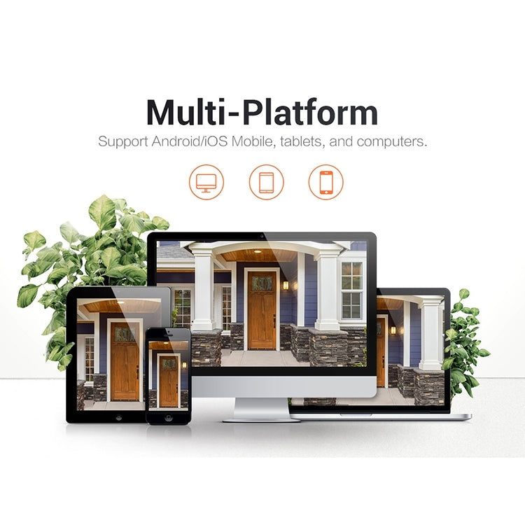 ESCAM QF518 5MP Smart WiFi IP Camera, Support AI Humanoid Detection / Auto Tracking / Dual Light Night Vision / Cloud Storage / Two Way Audio / TF Card, Plug:EU Plug(White) - free shipping - PMC TechLife - Order now!