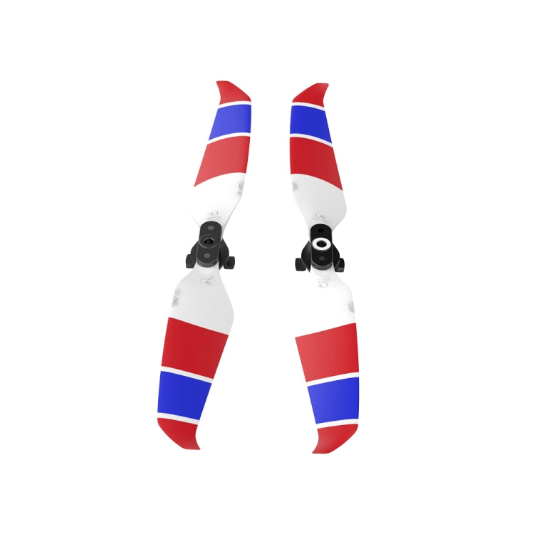 2 Pairs Sunnylife 7238F-3C For DJI Mavic Air 2 Double-sided Three-color Low Noise Quick-release Propellers(Red Blue White) - DIY Propeller by PMC TechLife | Online Shopping South Africa | PMC TechLife | Buy Now Pay Later Mobicred
