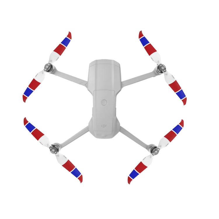 2 Pairs Sunnylife 7238F-3C For DJI Mavic Air 2 Double-sided Three-color Low Noise Quick-release Propellers(Red Blue White) - DIY Propeller by PMC TechLife | Online Shopping South Africa | PMC TechLife | Buy Now Pay Later Mobicred