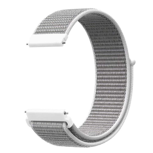 For Samsung Galaxy Watch 42mm Nylon Braided Watch Band(Seashell) - Watch Bands by PMC Jewellery | Online Shopping South Africa | PMC Jewellery | Buy Now Pay Later Mobicred