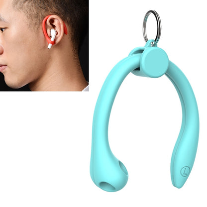 For AirPods 1 / 2 / AirPods Pro / Huawei FreeBuds 3 Wireless Earphones Silicone Anti-lost Lanyard Ear Hook(Mint Green) - Anti-lost & Holder by PMC Jewellery | Online Shopping South Africa | PMC Jewellery