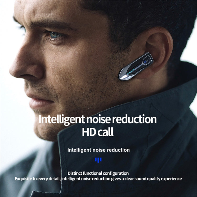 ME-3 Bluetooth 5.0 Business Style Touch Switch Bluetooth Earphone(Blue) - Bluetooth Earphone by PMC TechLife | Online Shopping South Africa | PMC TechLife