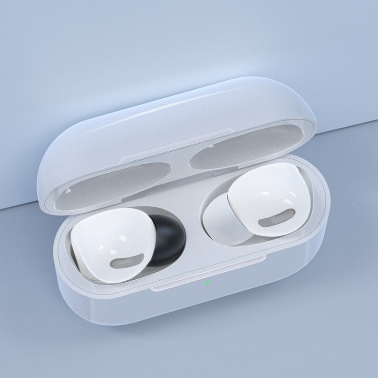 12 PCS Wireless Earphone Replaceable Silicone + Memory Foam Ear Cap Earplugs for AirPods Pro, with Storage Box(White + Grey) - Anti-dust & Ear Caps by PMC TechLife | Online Shopping South Africa | PMC TechLife