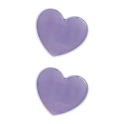 2 PCS Solid Color Love Airbag Phone Stand Ring Holder(Lavender Grey) - Ring Holder by PMC Jewellery | Online Shopping South Africa | PMC Jewellery