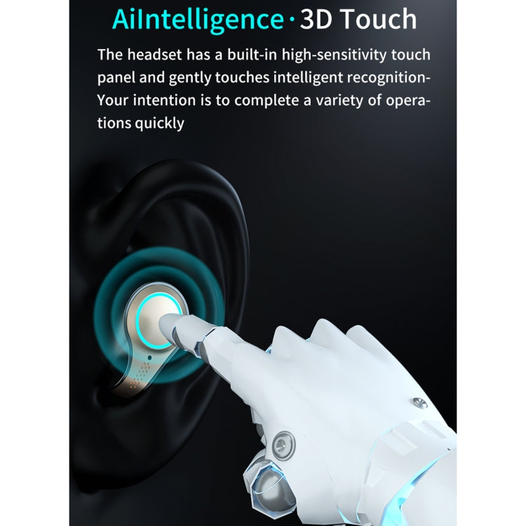 M18 Bluetooth 5.1 LED Display Screen Waterproof Wireless Bluetooth Earphone with Charging Box - Bluetooth Earphone by PMC TechLife | Online Shopping South Africa | PMC TechLife