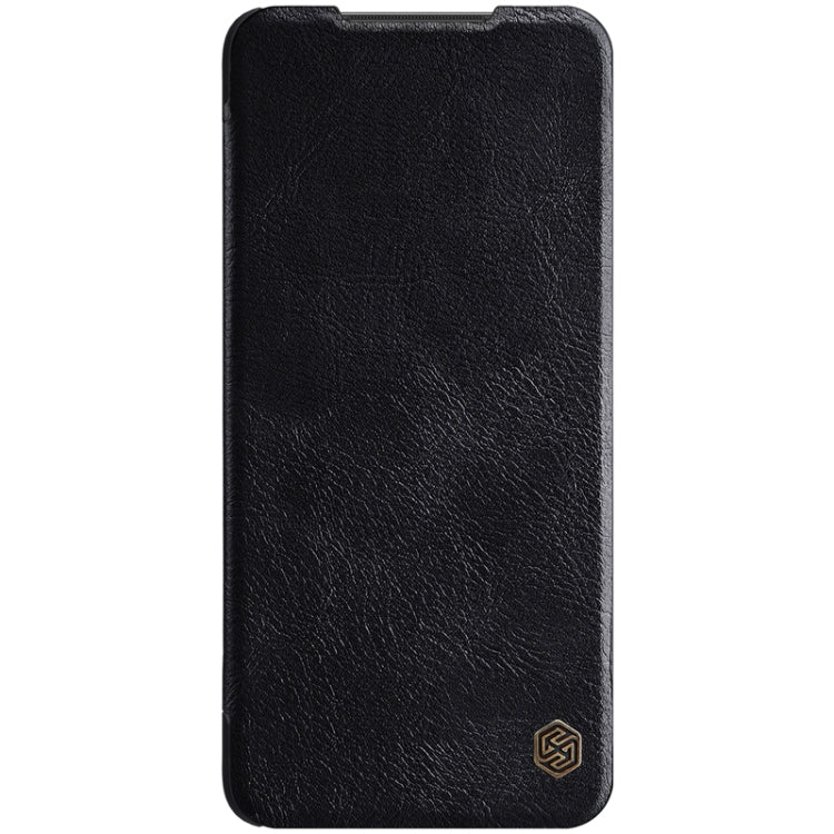 For Xiaomi Mi Poco X3 / NFC NILLKIN QIN Series Crazy Horse Texture Horizontal Flip Leather Case with Card Slot(Black) - Xiaomi Cases by NILLKIN | Online Shopping South Africa | PMC Jewellery