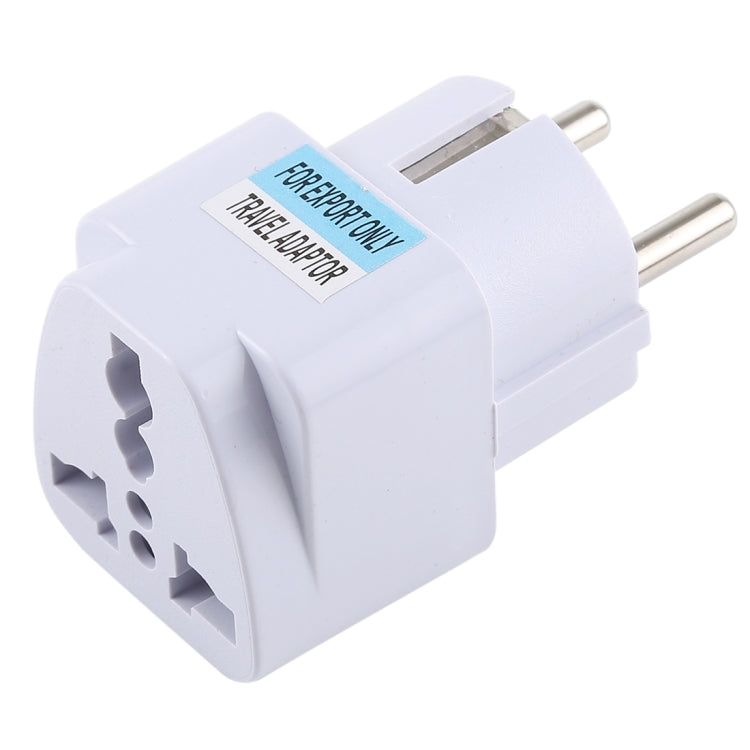 Portable Universal UK Plug to EU Plug Power Socket Travel Charger Adapter with Fuse - Plug Adaptor by PMC Jewellery | Online Shopping South Africa | PMC Jewellery