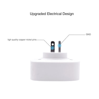 Sonoff 10A WiFi Remote Control Smart Power Socket Works with Amazon Alexa & Google Assistant, AC 85-265V (White) - Smart Socket by Sonoff | Online Shopping South Africa | PMC Jewellery