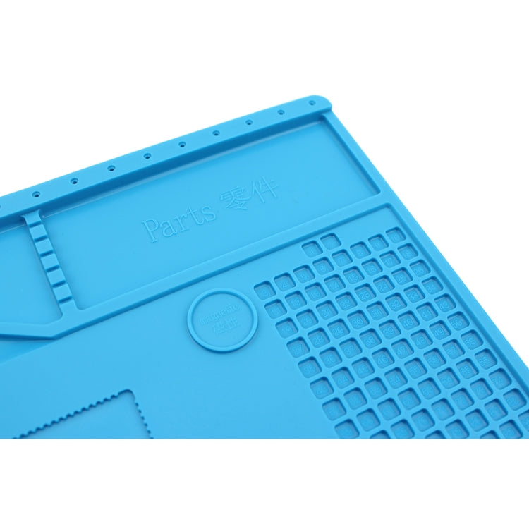 JIAFA S-150 Maintenance Platform Heat-resistant Repair Insulation Pad Silicone Mats with Screws Position(Blue) - Working Mat by JIAFA | Online Shopping South Africa | PMC Jewellery