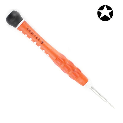 Professional Repair Tool Open Tool 0.8 x 30mm Pentacle Tip Socket Screwdriver(Orange) - Screwdriver by PMC Jewellery | Online Shopping South Africa | PMC Jewellery