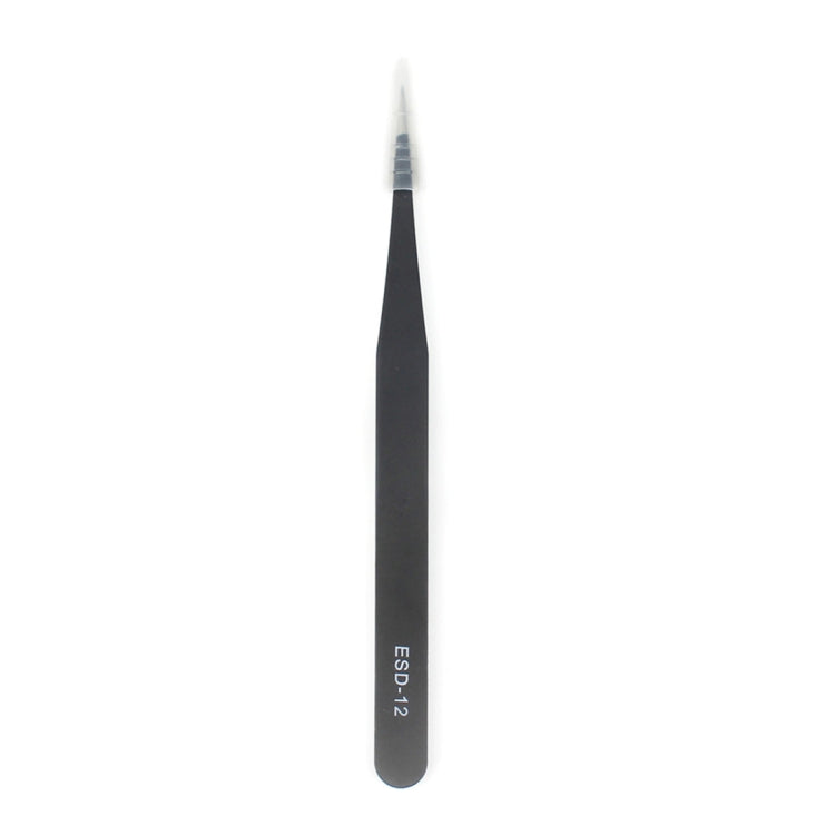 JIAFA JF-603 Straight Tip Tweezers (Black) - Tweezers by JIAFA | Online Shopping South Africa | PMC Jewellery