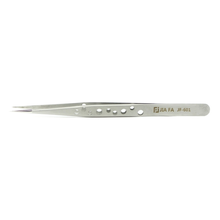 JIAFA JF-601 High-strength Straight Tip Tweezers(Silver) - Tweezers by JIAFA | Online Shopping South Africa | PMC Jewellery