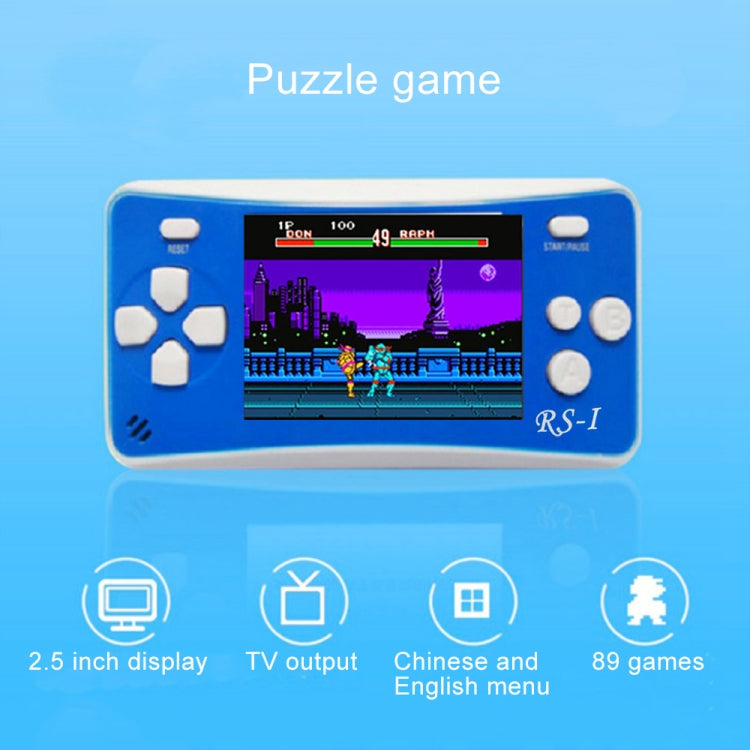 RS-1 Retro Portable Handheld Game Console, 2.5 inch 8 Bits True Color LCD, Built-in 152 Kinds Games(Black) - Pocket Console by PMC Jewellery | Online Shopping South Africa | PMC Jewellery