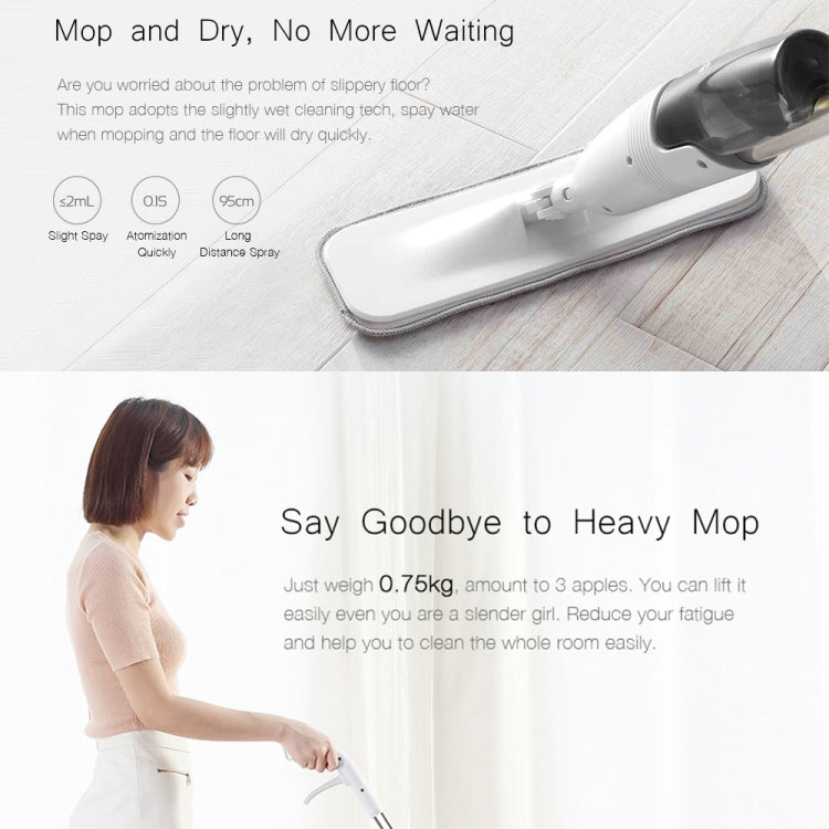 Original Xiaomi Youpin Deerma TB500 Spray 360 Degree Rotating Handheld Water Spray Mop - Cleaning Tools by Xiaomi | Online Shopping South Africa | PMC Jewellery | Buy Now Pay Later Mobicred