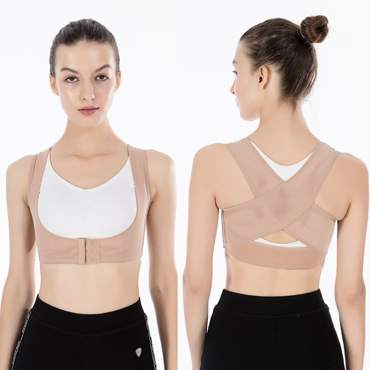 Women Ultrathin Kyphosis Correction Shoulder Support Tight-fitting Orthopedic Belt, Size:XXL(Flesh Color) - Corrector by PMC Jewellery | Online Shopping South Africa | PMC Jewellery