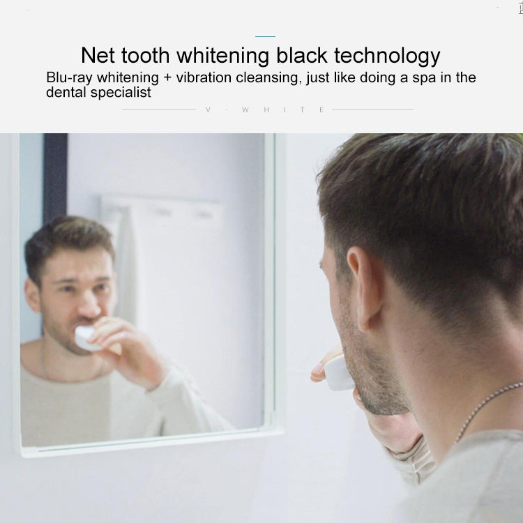 Vwhite 3 Cleaning Modes Silicone Electric Automatic Beauty Tooth Instrument(Pink) - Teeth Whitening by PMC TechLife | Online Shopping South Africa | PMC TechLife