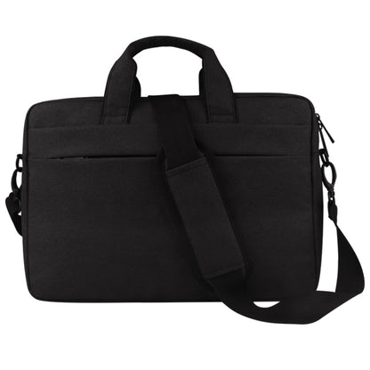 Breathable Wear-resistant Thin and Light Fashion Shoulder Handheld Zipper Laptop Bag with Shoulder Strap, For 15.6 inch and Below Macbook, Samsung, Lenovo, Sony, DELL Alienware, CHUWI, ASUS, HP (Black) - 15.6 - 17 inch by PMC Jewellery | Online Shopping South Africa | PMC Jewellery