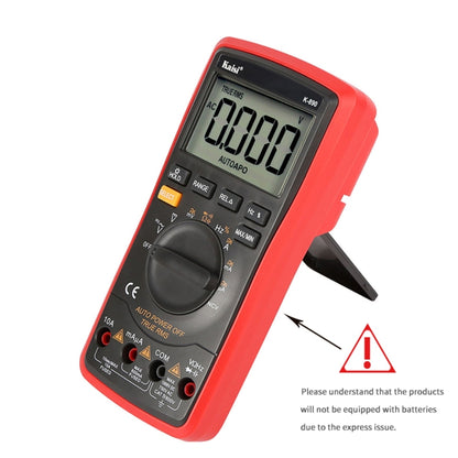 Kaisi K-890 Professional LCD Digital Multimeter Electrical Handheld Digital Multimeter Tester - Current & Voltage Tester by Kaisi | Online Shopping South Africa | PMC Jewellery | Buy Now Pay Later Mobicred