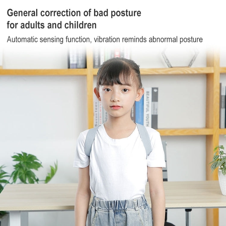 Smart Posture Corrector Adult Child Intelligent Posture Reminder Posture Trainer(Black) - Corrector by PMC Jewellery | Online Shopping South Africa | PMC Jewellery