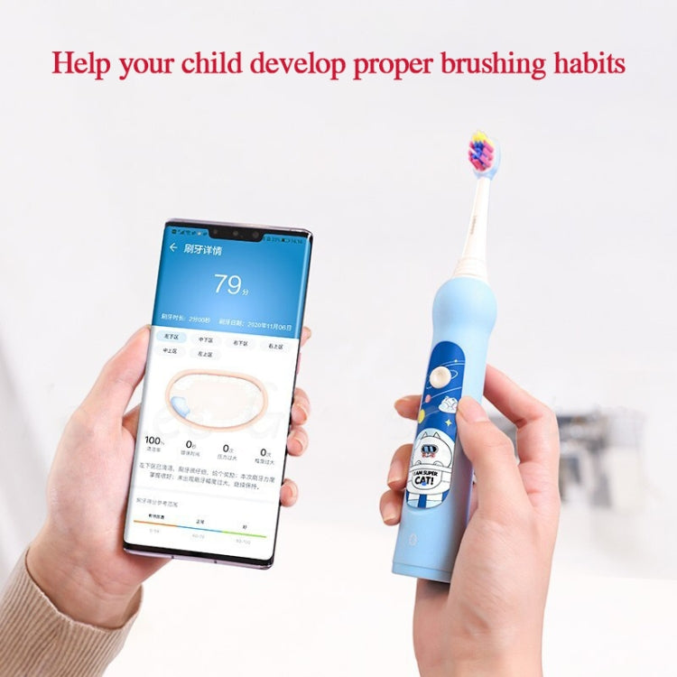 Original Huawei LBT-153015A HiLink Smart Children Electric Toothbrush Automatic Tooth Brushing Artifact (Blue) - Toothbrushes by Huawei | Online Shopping South Africa | PMC Jewellery