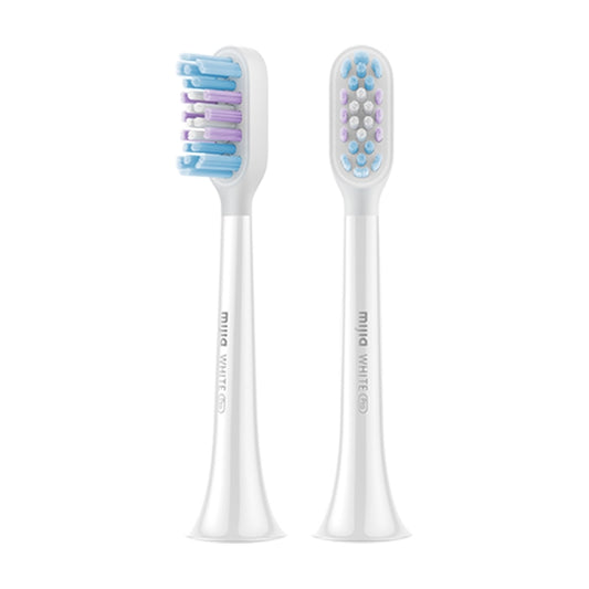 Original Xiaomi Mijia 2pcs Whitening Type Brush Head for Electric Toothbrush T501 / T501C (White) - Replacement Brush Heads by Xiaomi | Online Shopping South Africa | PMC Jewellery | Buy Now Pay Later Mobicred