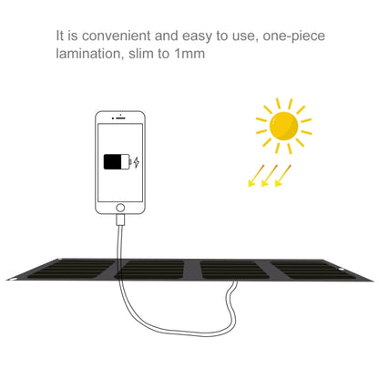 HAWEEL 14W 4-Fold ETFE Solar Panel Charger with 5V / 2.1A Max Dual USB Ports, Support QC3.0 and AFC(Black) - Charger by HAWEEL | Online Shopping South Africa | PMC Jewellery | Buy Now Pay Later Mobicred