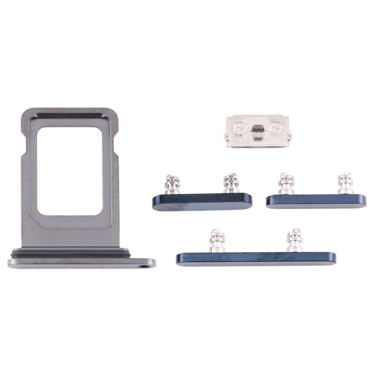 SIM Card Tray + Side Keys for iPhone 12 Pro(Blue) - Metal Parts by PMC Jewellery | Online Shopping South Africa | PMC Jewellery