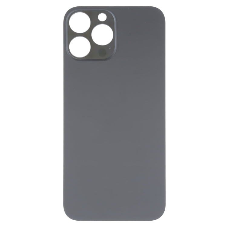 Easy Replacement Big Camera Hole Glass Back Battery Cover for iPhone 14 Pro Max(Black) -  by PMC Jewellery | Online Shopping South Africa | PMC Jewellery